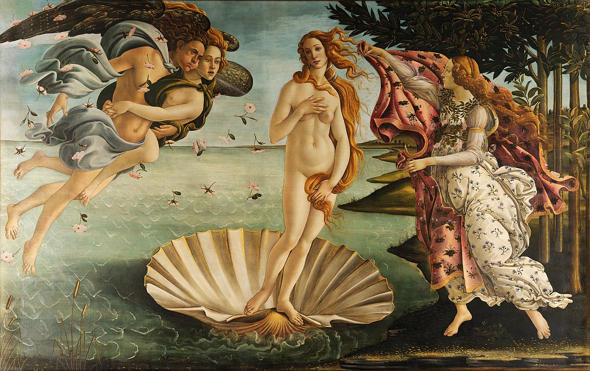 Nacimiento de Venus, Botticelli